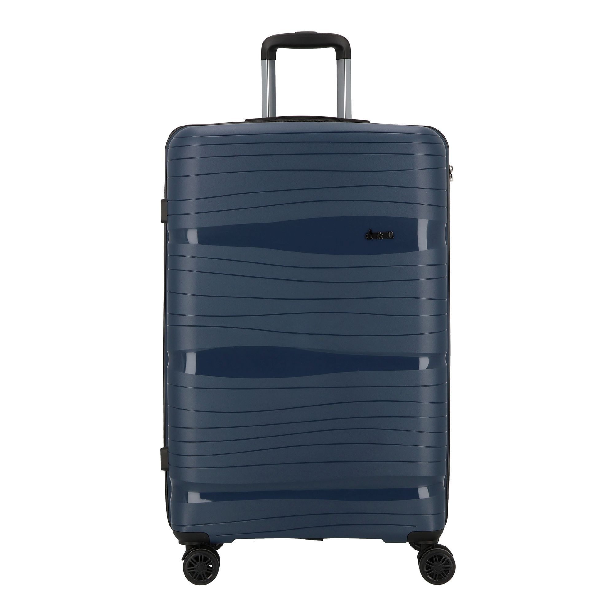 D&N Hartschalen-Trolley Travel Line 4300, 4 Rollen, Polypropylen