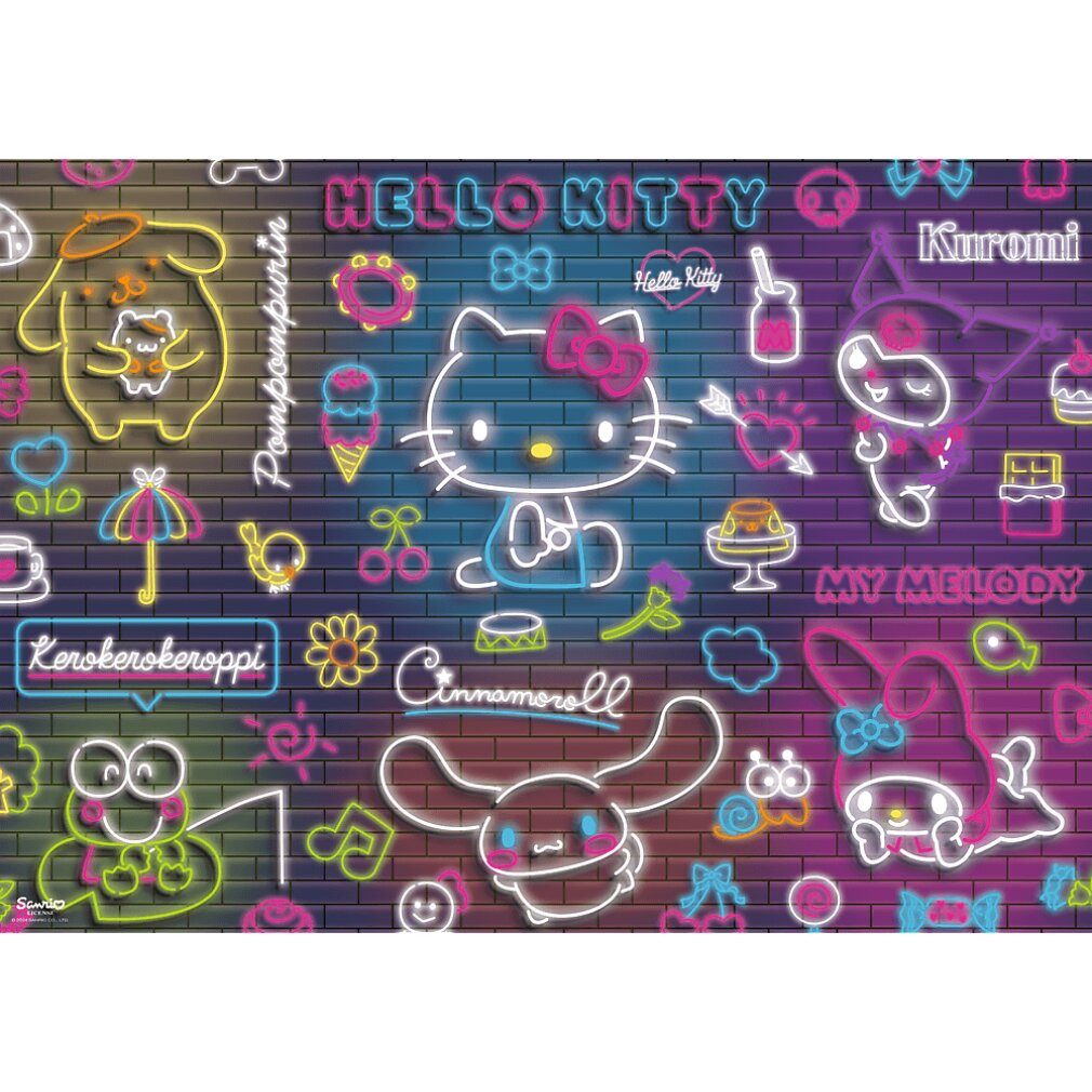 Trefl Puzzle Puzzle Neonow Hello Kitty 500 dls, Puzzleteile