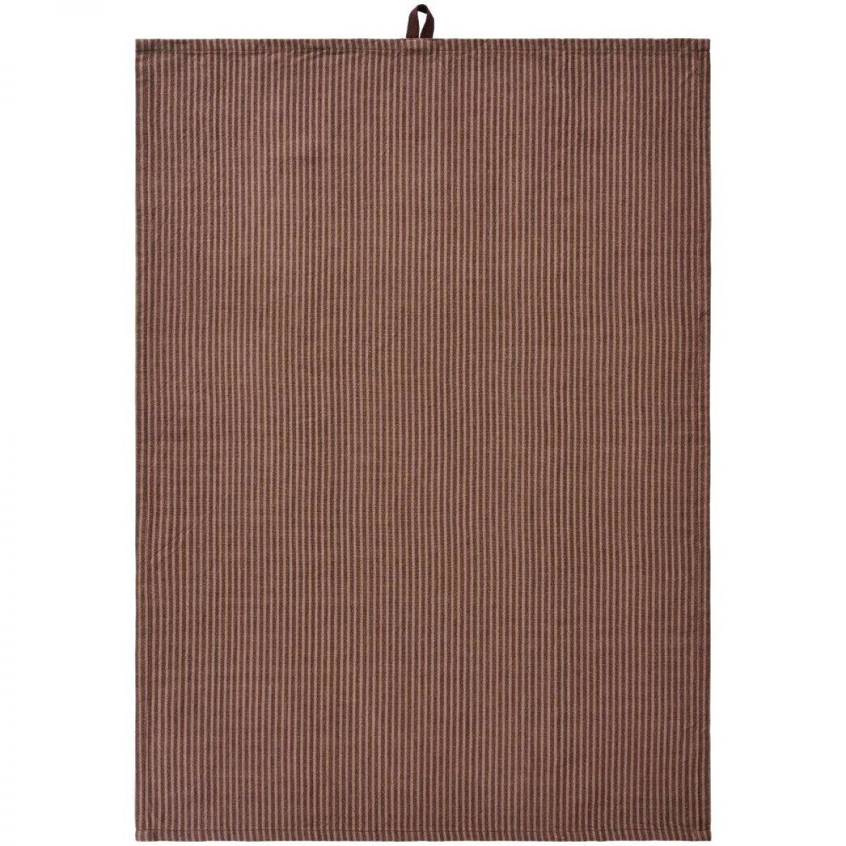 Ib Laursen Geschirrtuch Ib Laursen Geschirrtuch Daniella Braun Gestreift (50x70cm)