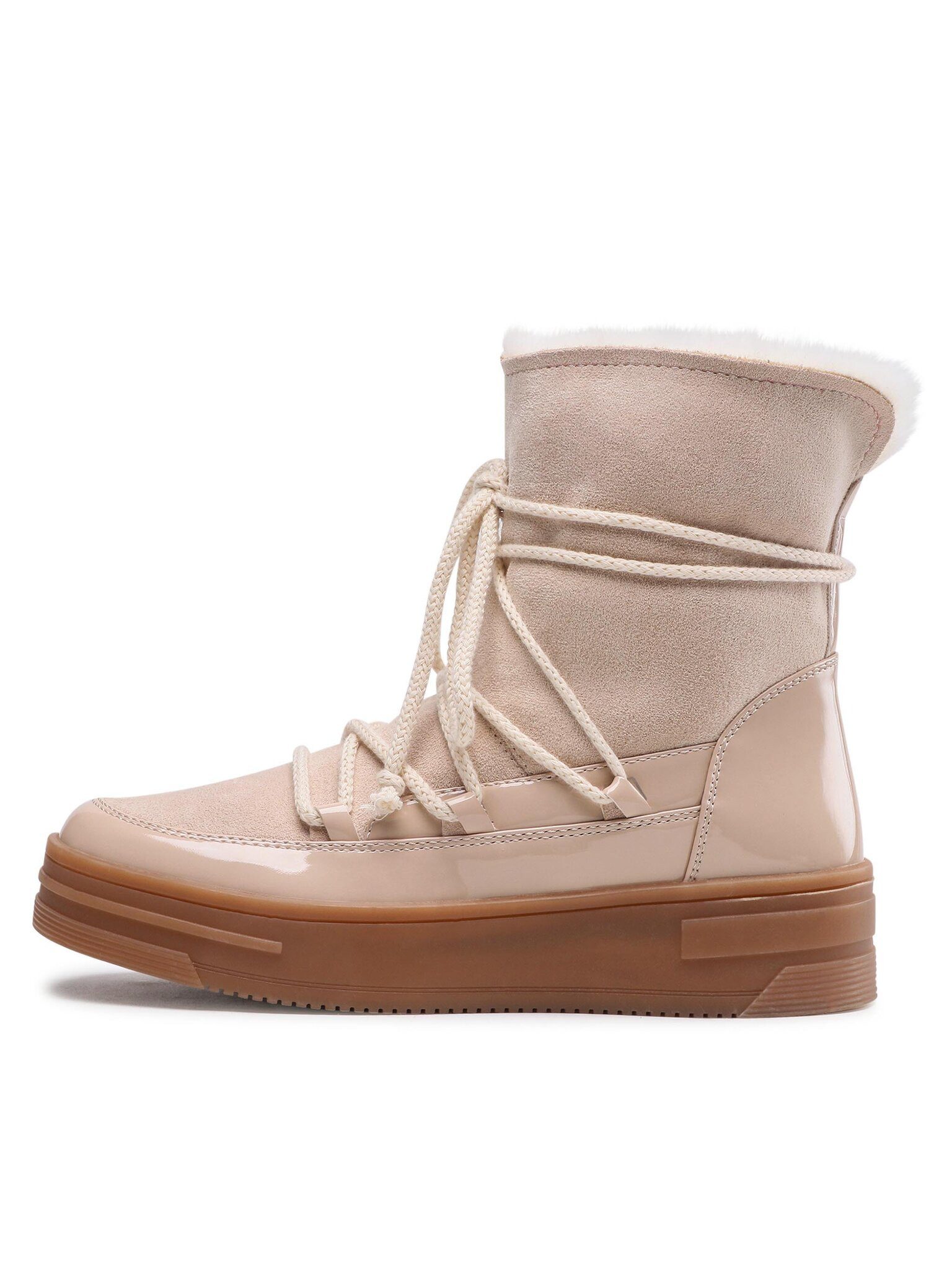 Jenny Fairy Jenny Fairy Schneeschuhe Damen WS5806-04 Beige Alpinschuh