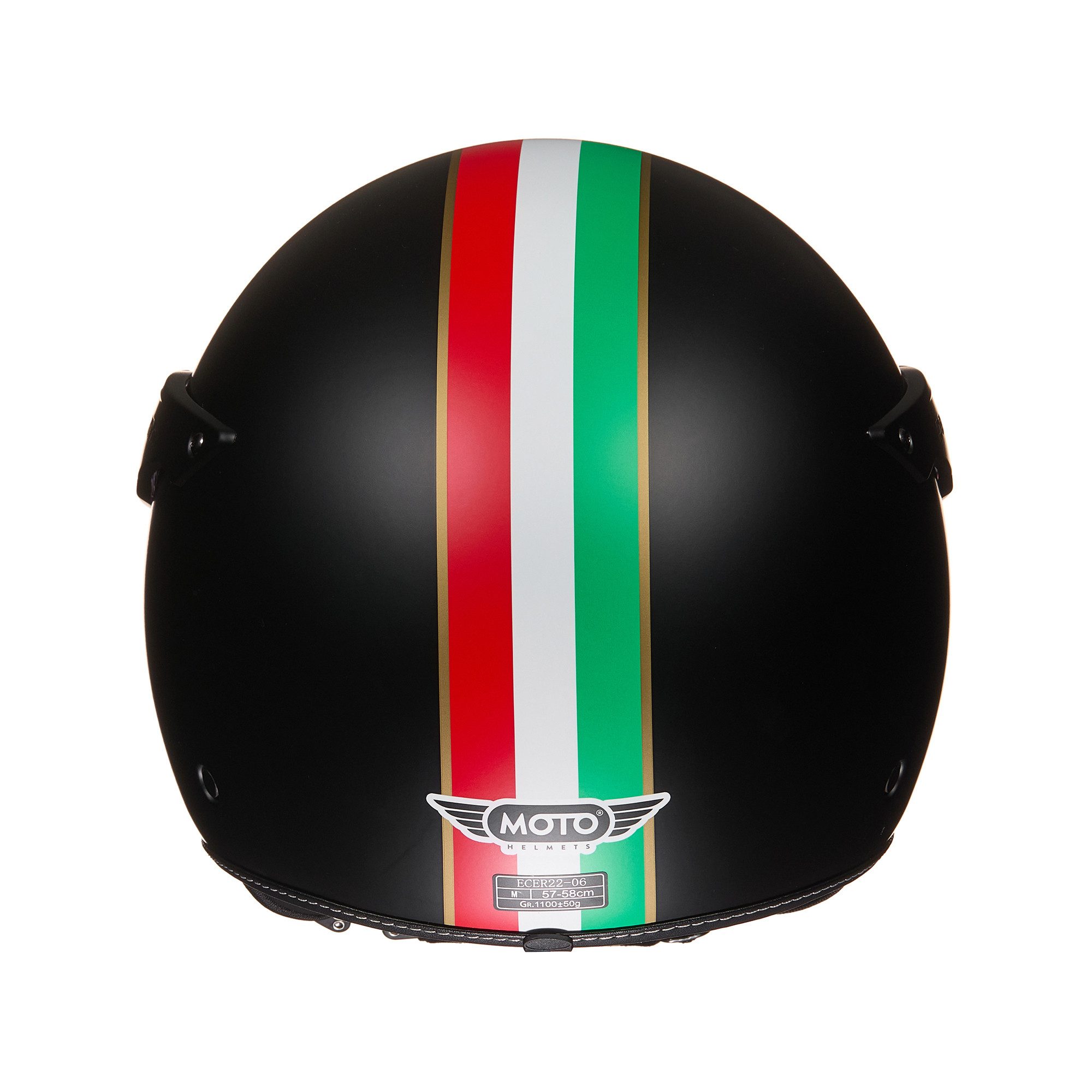 MOTO HELMETS Motorradhelm Jethelm Motorradhelm, Helm für Motorrad, Roller & Scooter, Schnellverschluss, nur 1050g – Bild 5 von 5