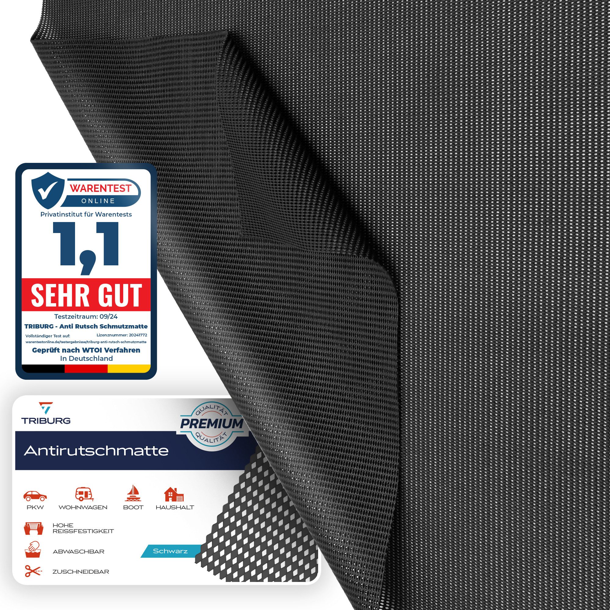 TRIBURG Antirutsch Teppichunterlage TRIBURG Universal Antirutschmatte I Zus günstig online kaufen