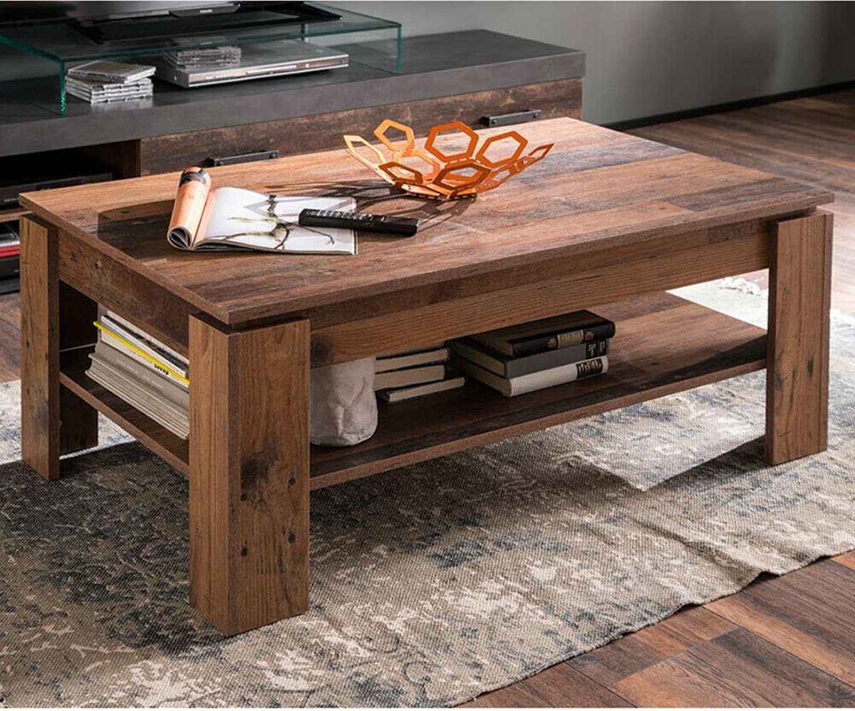 trendteam Couchtisch Indy (Wohnzimmertisch Indy in Used Wood, 110 x 65 cm), günstig online kaufen