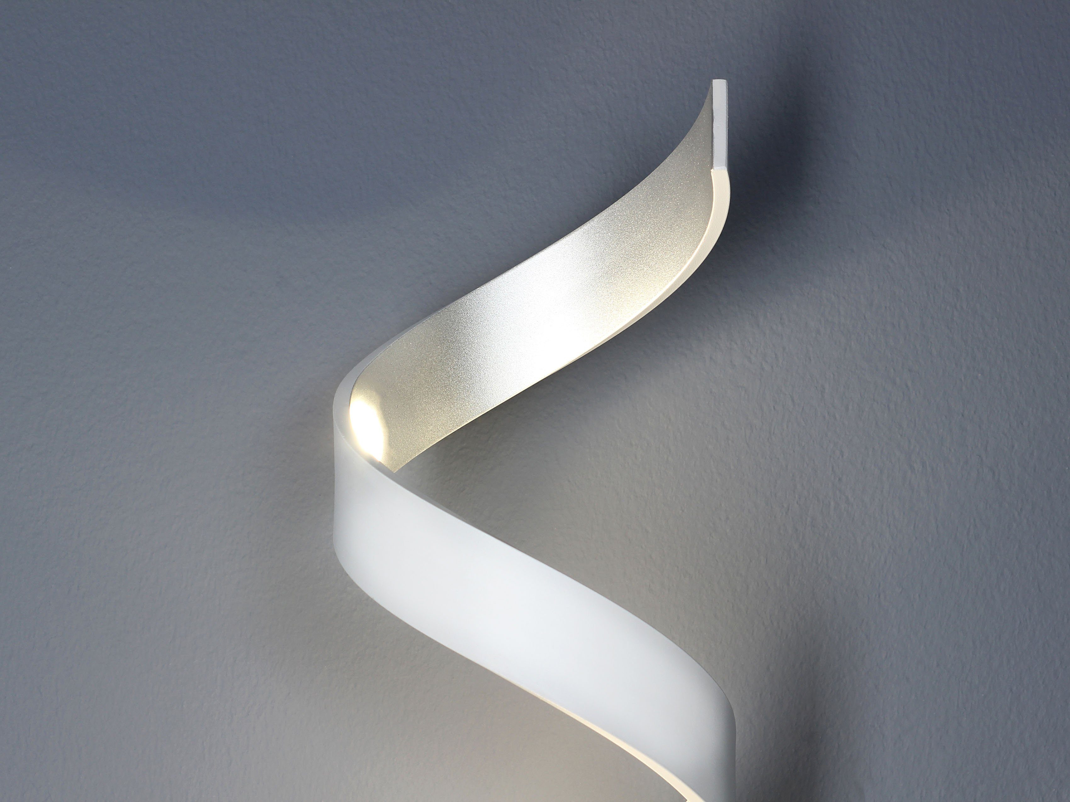 LED Design Tischleuchte HELIX, Warmweiß fest LED LUCE integriert,
