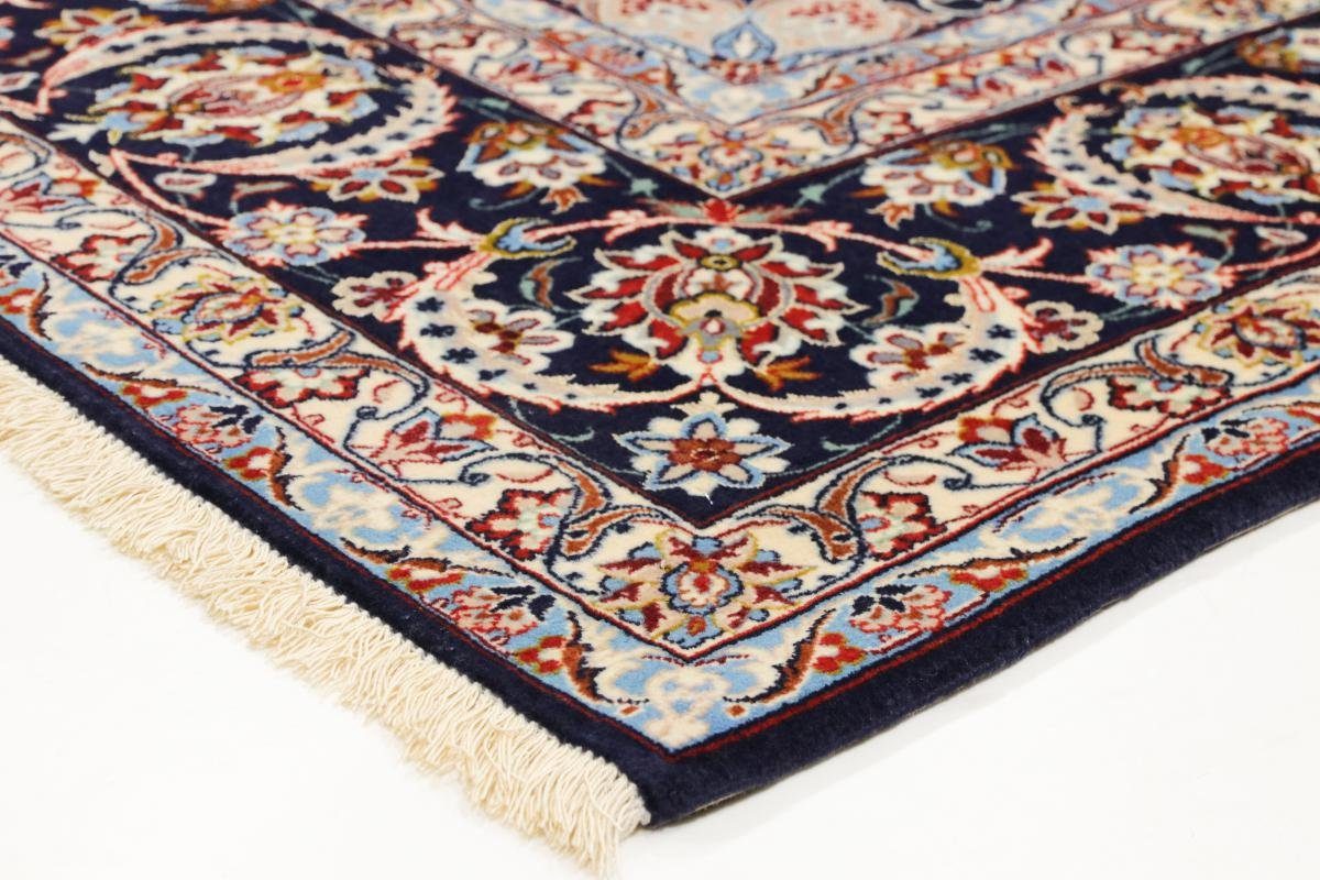 Orientteppich Isfahan 199x301 Handgeknüpfter Orientteppich Perserteppich, Höhe: / 6 Nain Trading, rechteckig, mm
