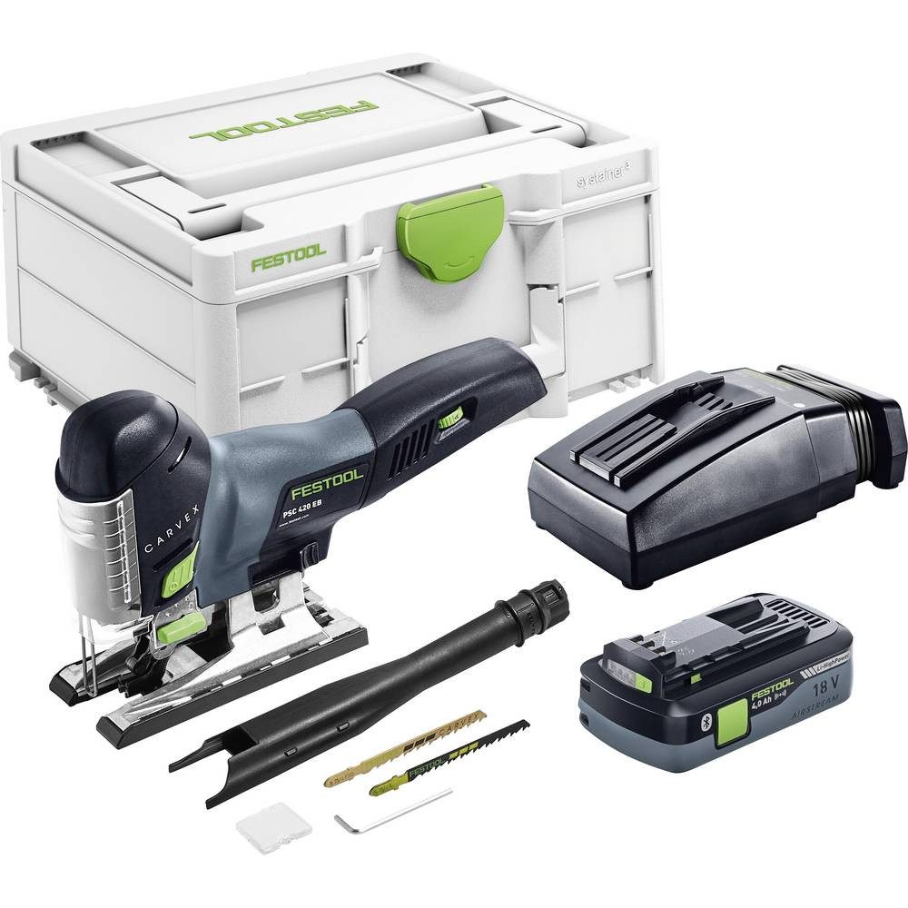 FESTOOL Stichsäge PSC 420 HPC 4,0 EBI-Plus Akku-Pendelhubstichsäge inkl. Akku, inkl., inkl. Akku, inkl. Ladegerät