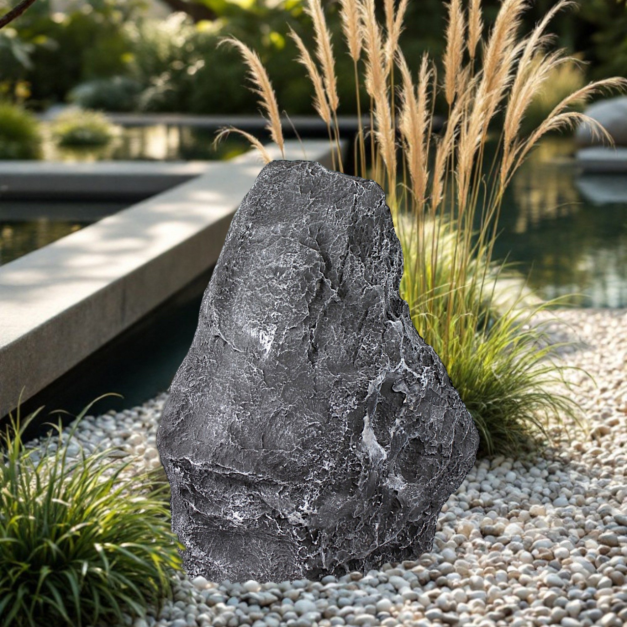Arnusa Gartenfigur Künstlicher Gartenfelsen Findling Deko günstig online kaufen