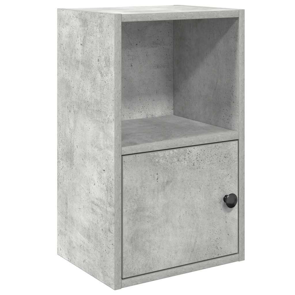 vidaXL Bücherregal Bücherregal Betongrau 31x24x52 cm günstig online kaufen