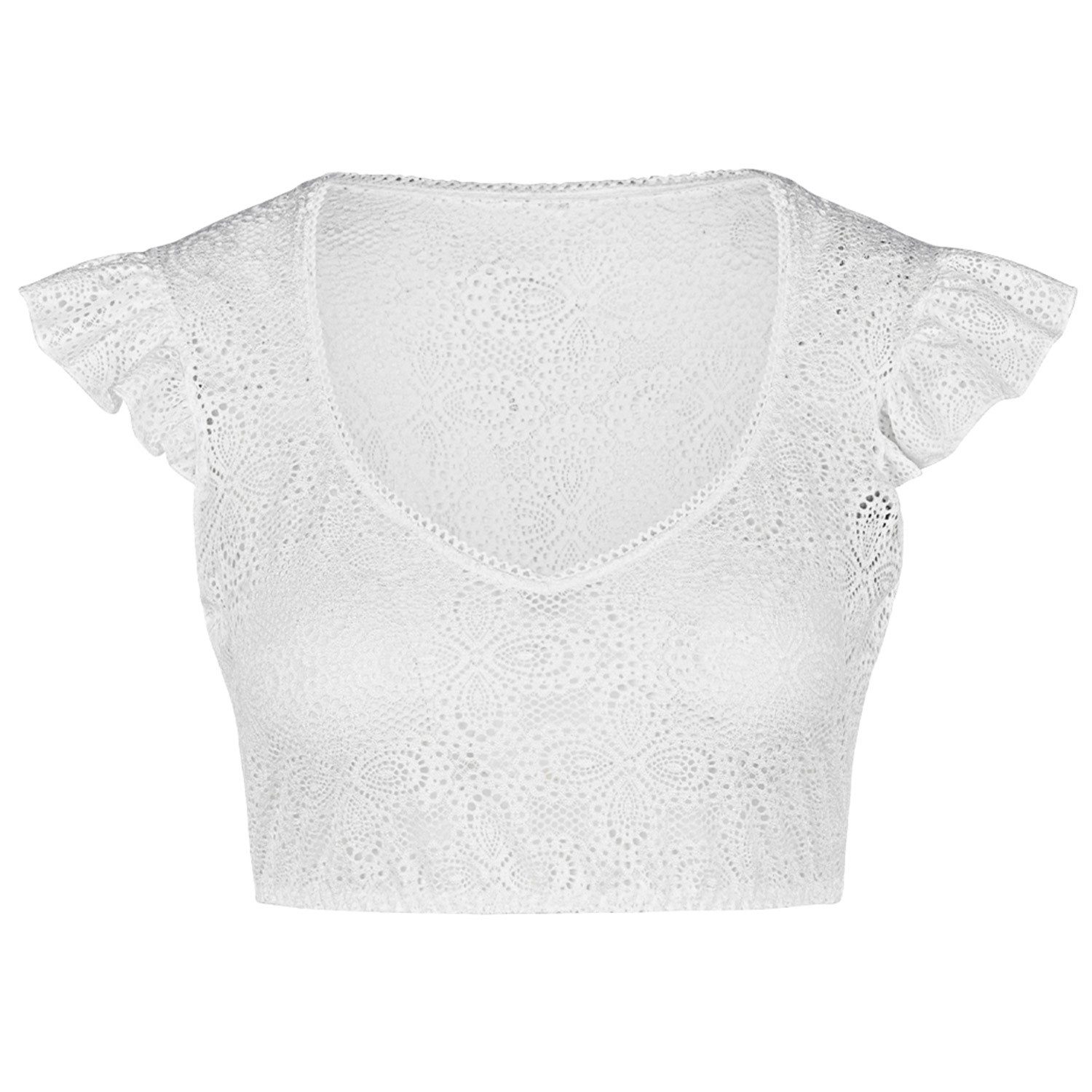 Nina Von C. Dirndlbluse Nina von C. Spitzen 'Laila' Flügelarm 48468360, W günstig online kaufen