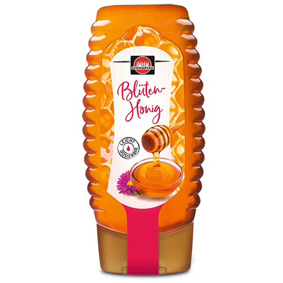 SCHWARTAU Fruchtaufstrich, Schwartau Blütenhonig Frühstücksaufstrich mit Honiggeschmack 500g