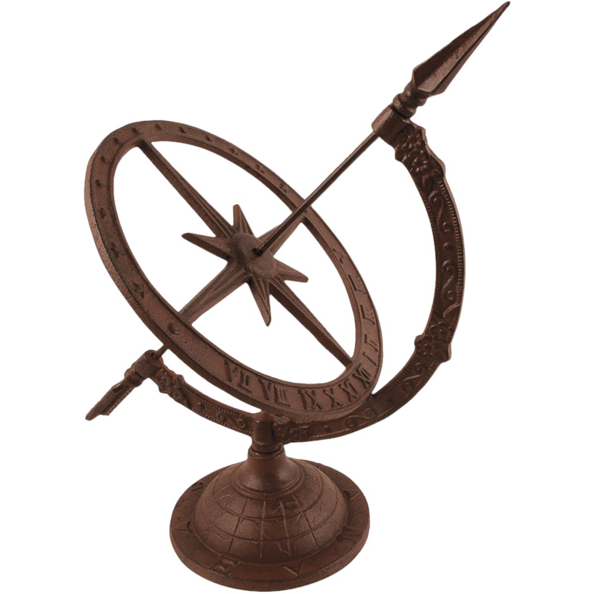 Esschert Design BV Gartenfigur Esschert TH38 Design, Sonnenuhr M, Gusseisen, 39 x 32 x 25 cm