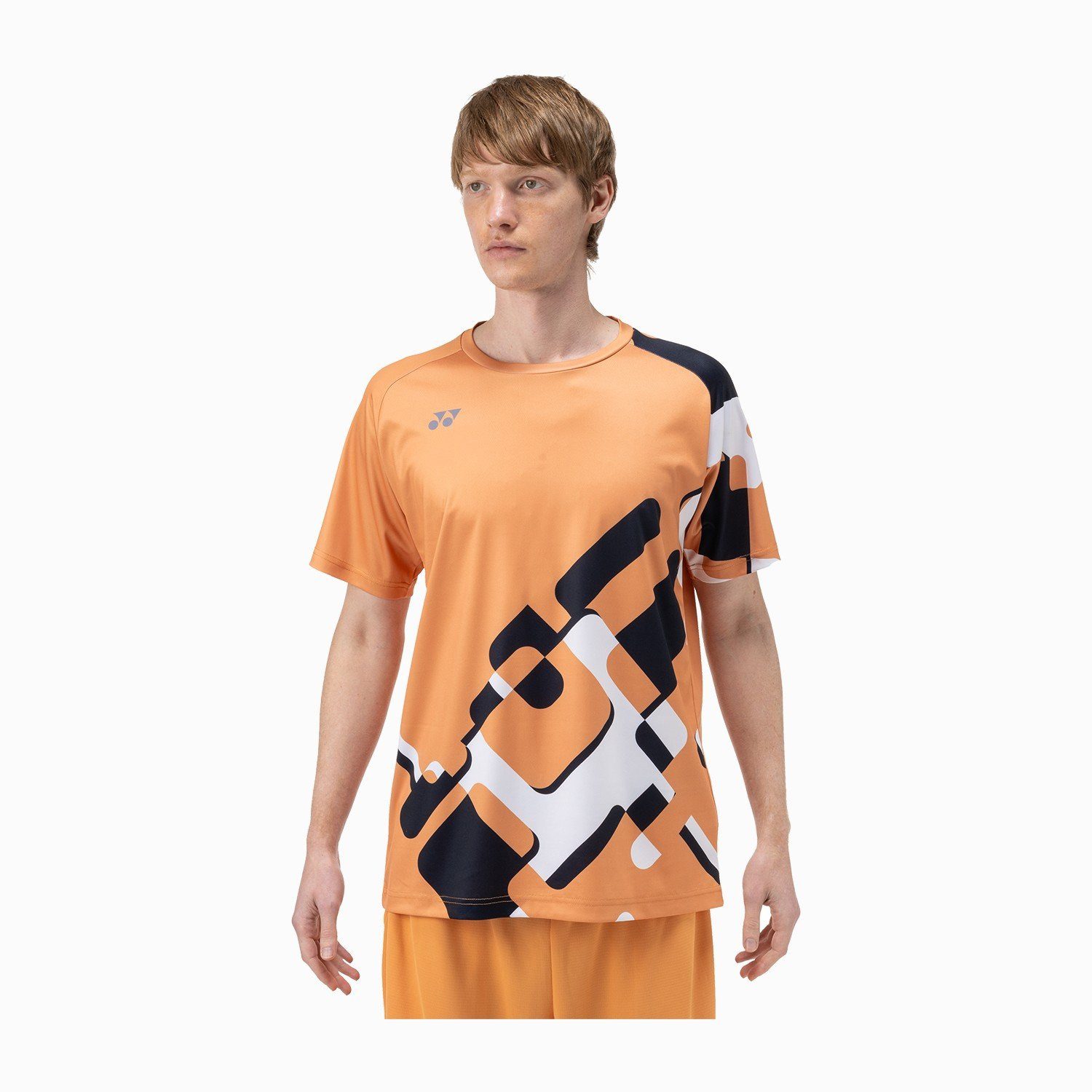 T-Shirt Practice Graphic Print 16748 (100% Polyester) 2025 orange Herren