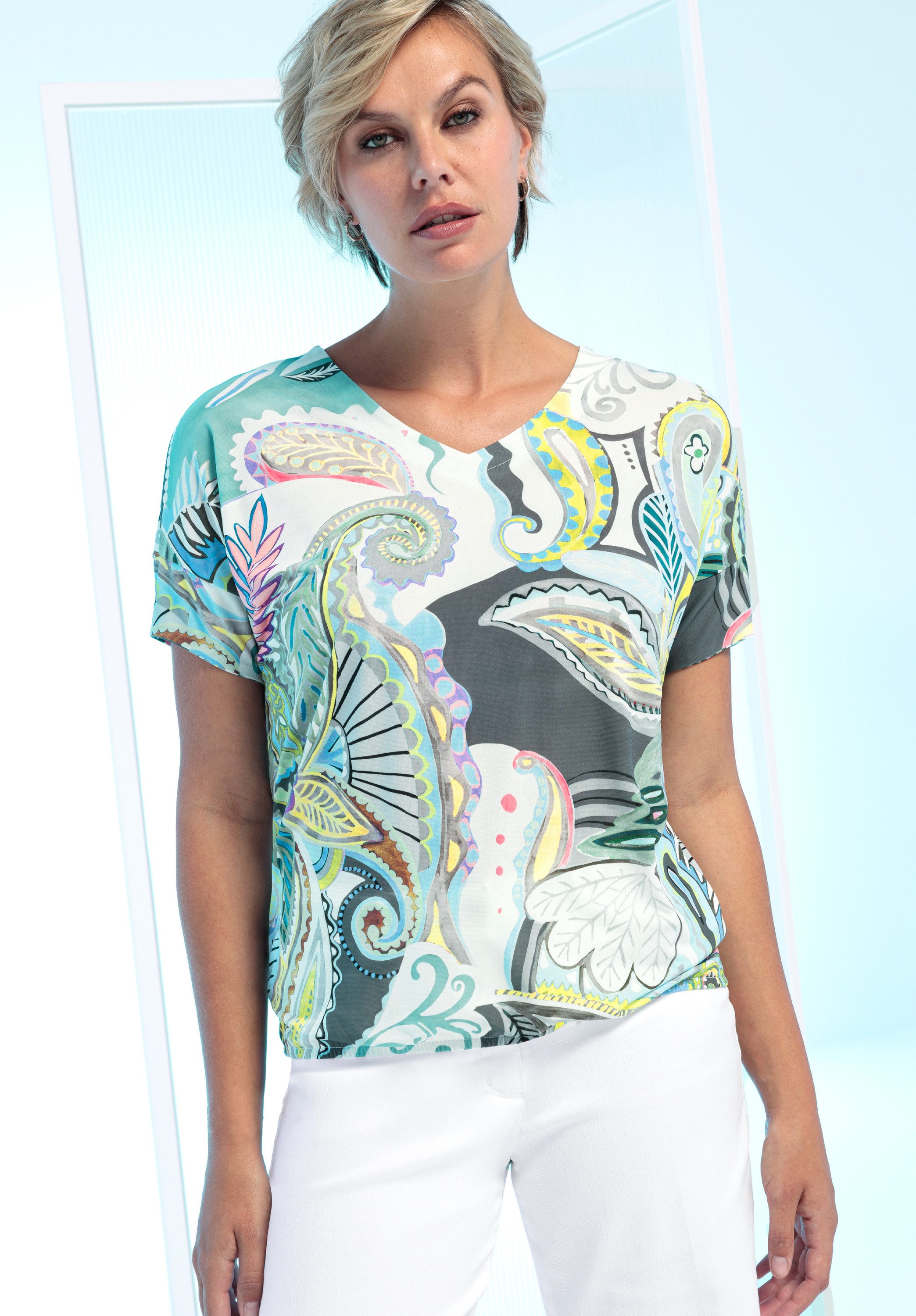 bianca Print-Shirt JULIE in sommerlichen Allover-Muster günstig online kaufen