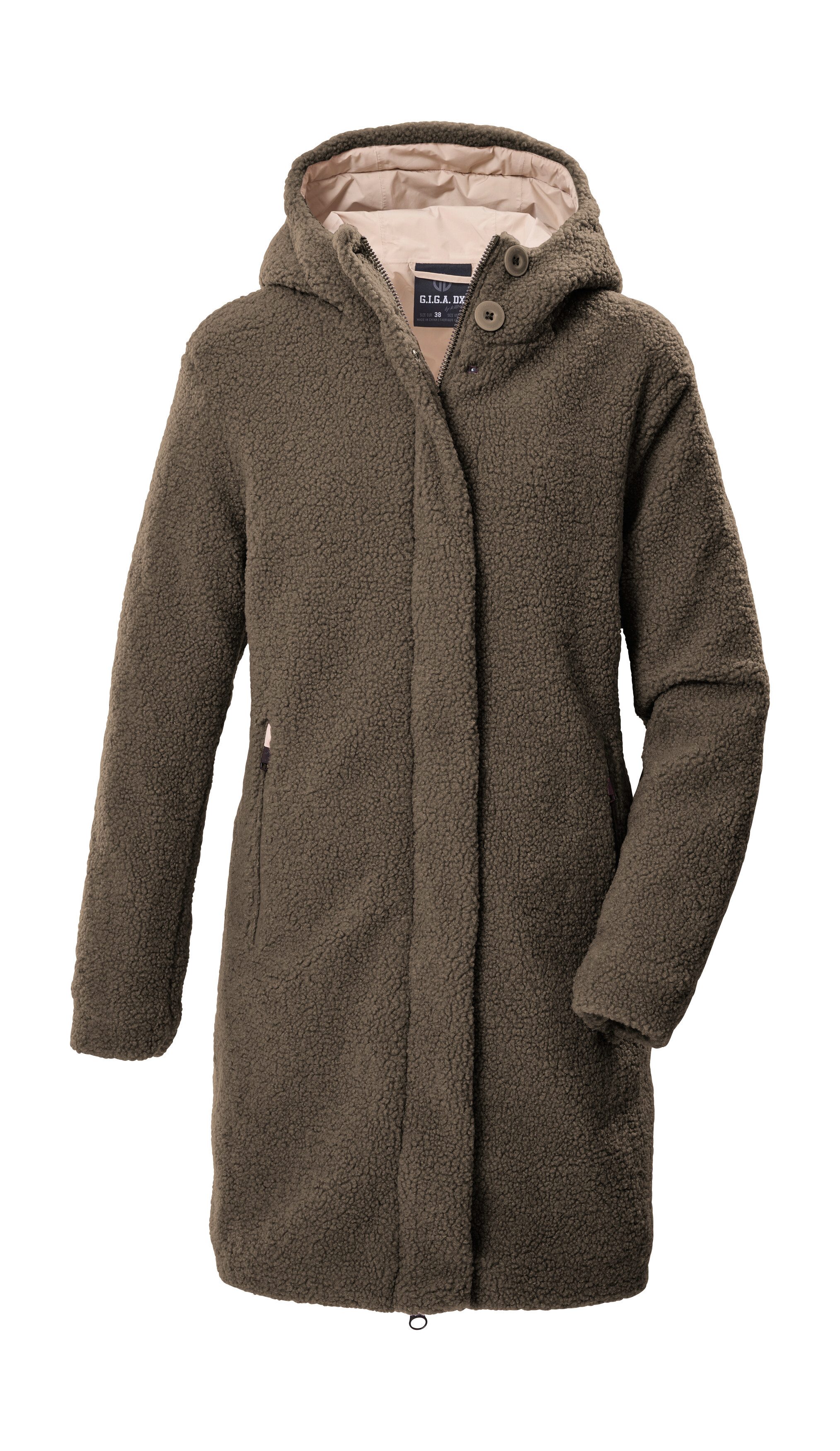 G.I.G.A. DX by killtec GW 95 WMN PRK Wasserdichte Scherpa-Jacke mit 2-Wege-Reißverschluss