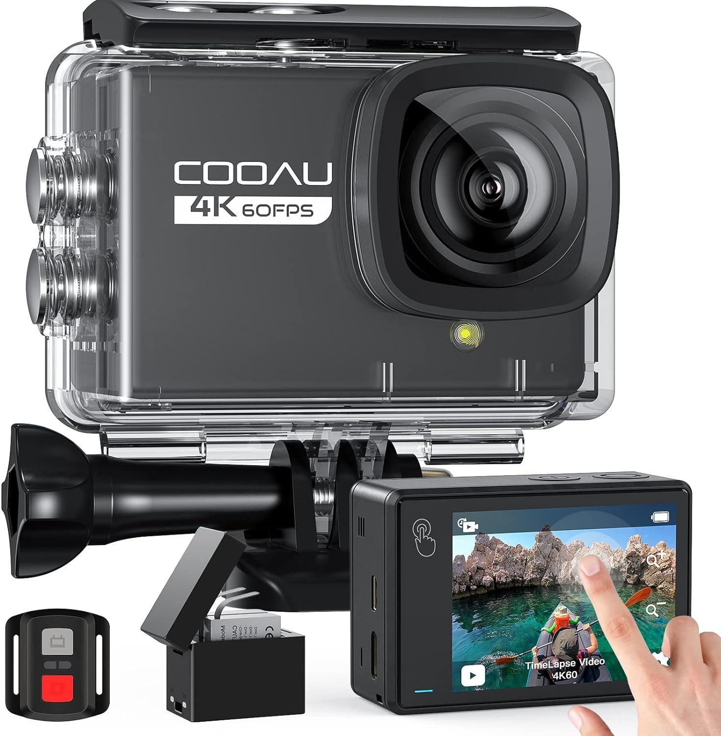 Action Cam 4K 48MP 40M Wasserdicht Unterwasserkamera Action Cam