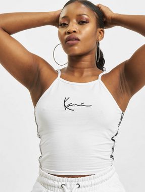 Karl Kani Muskelshirt Karl Kani Damen KKWQ22001WHT Small Signature Tape Top (1-tlg)