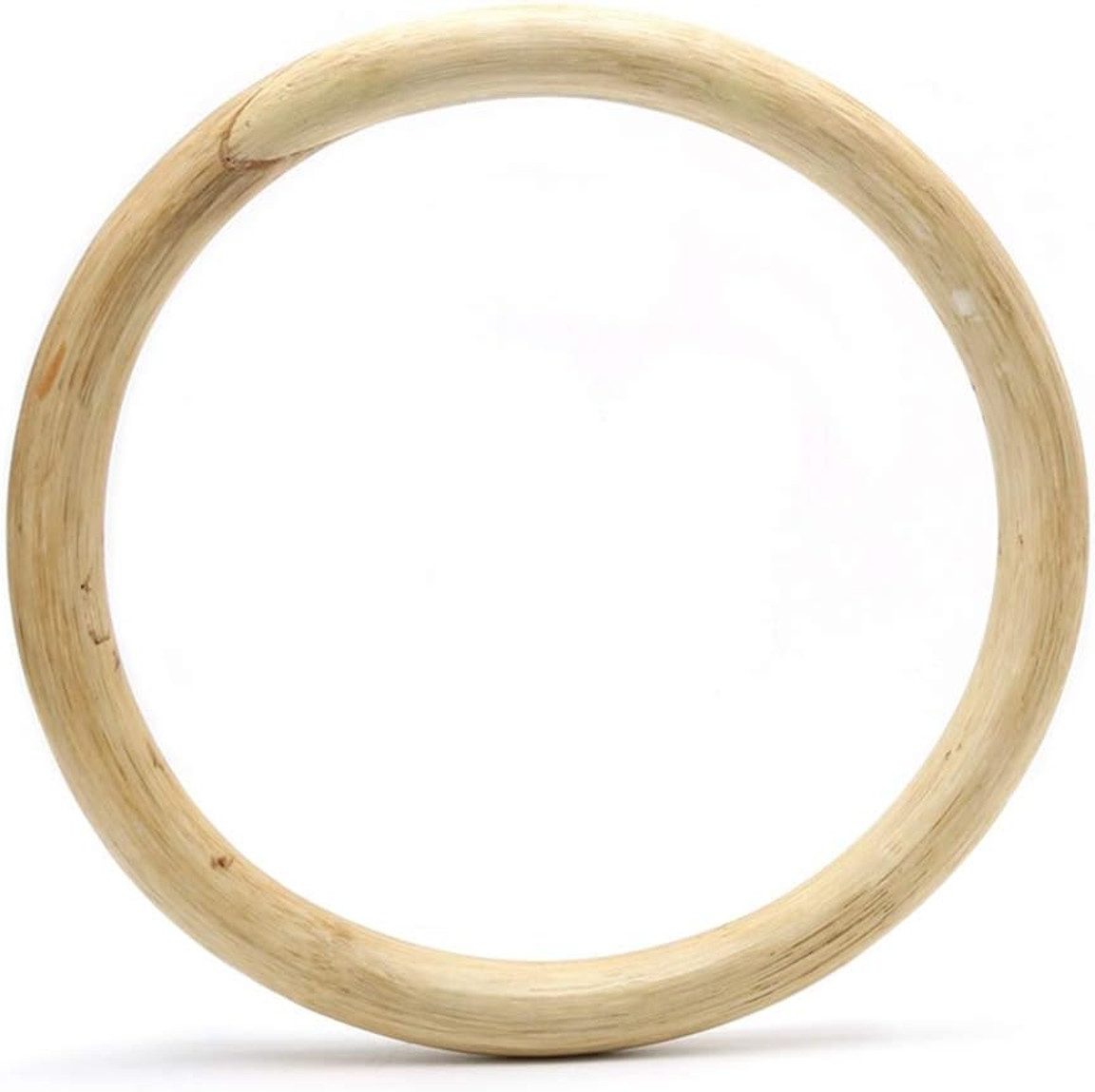 BAY-Sports Trainingsring Rattan Ring Wing Tsun Kung Fu Holz Rattanring Tai Chi Sau Übungsring, Durchmesser innen 22 cm, Natur Braun, Für Grifftechnikübungen