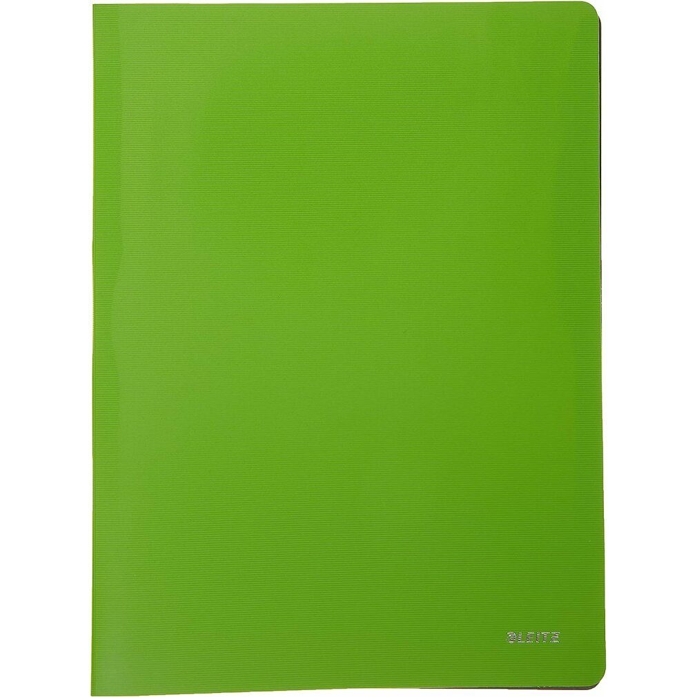LEITZ Fächermappe Solid Sichtbuch DIN A4, 20 Hüllen hellgrün