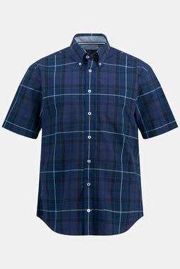 JP1880 Kurzarmhemd Karohemd Halbarm Buttondown-Kragen Modern Fit