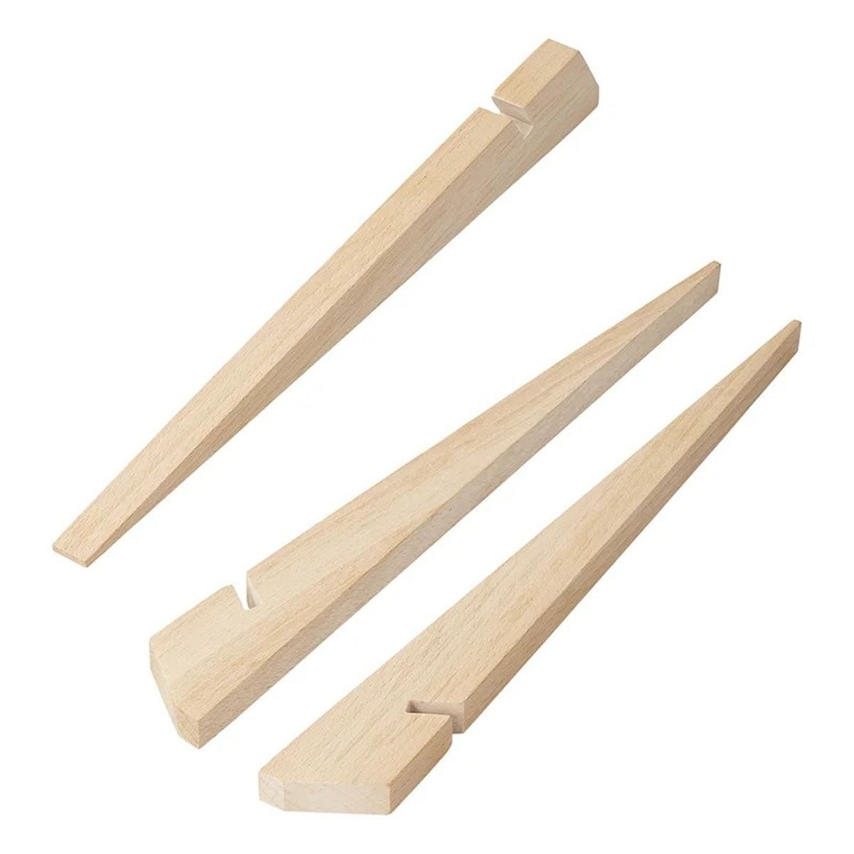 Moritz Zelthering Erdnagel Holz 30 cm 4er-Set für Sandboden Zelt Vorzelt Strand Camping