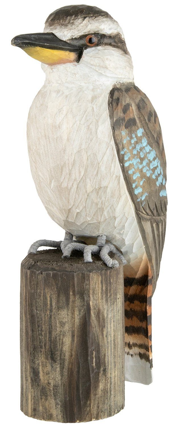 Wildlife Garden Dekofigur Decobird Jägerliest handgeschnitzt, Holz (Linde), Höhe 22,3 cm