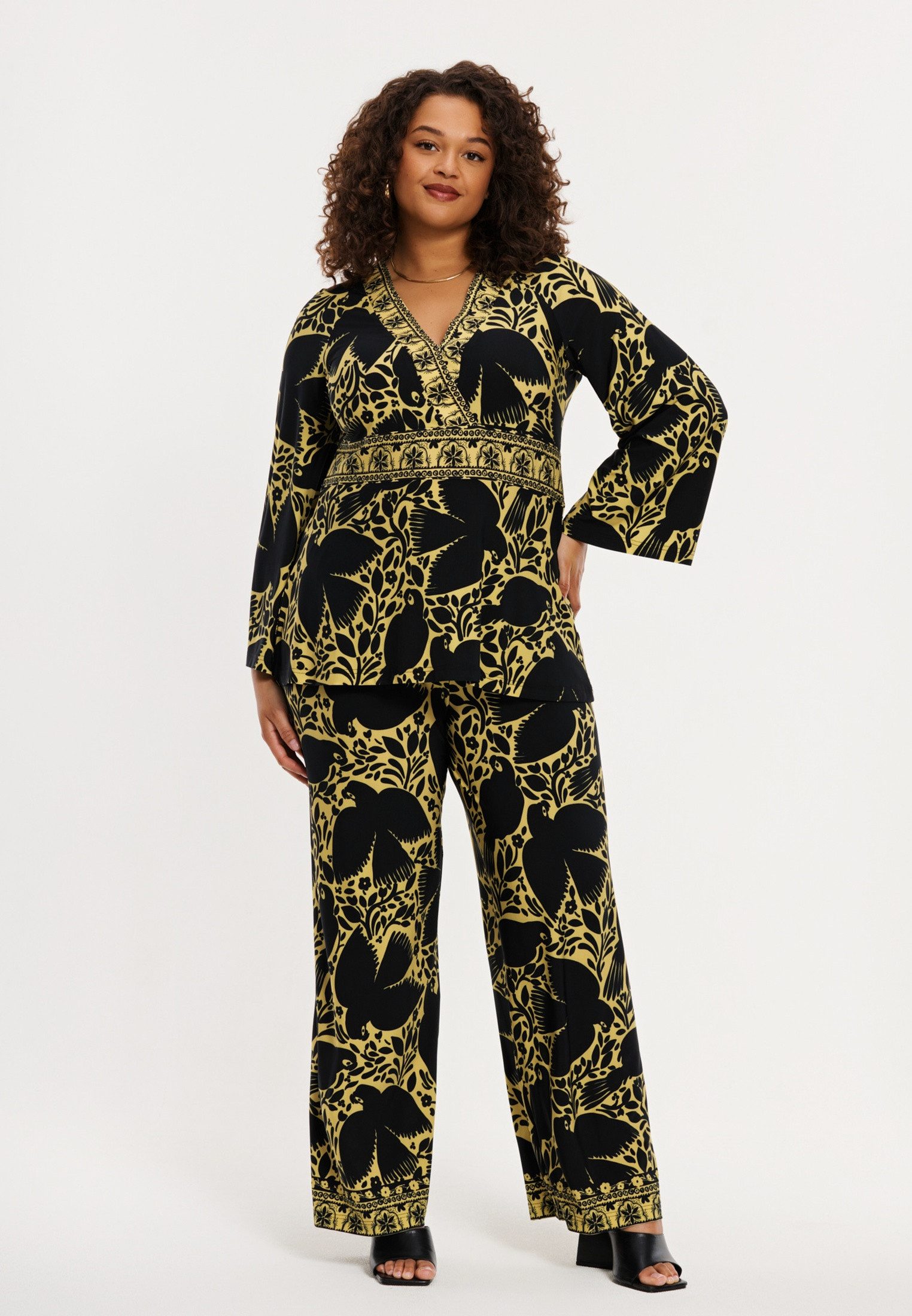 YOEK Tunika Damen Tunika mit Druck