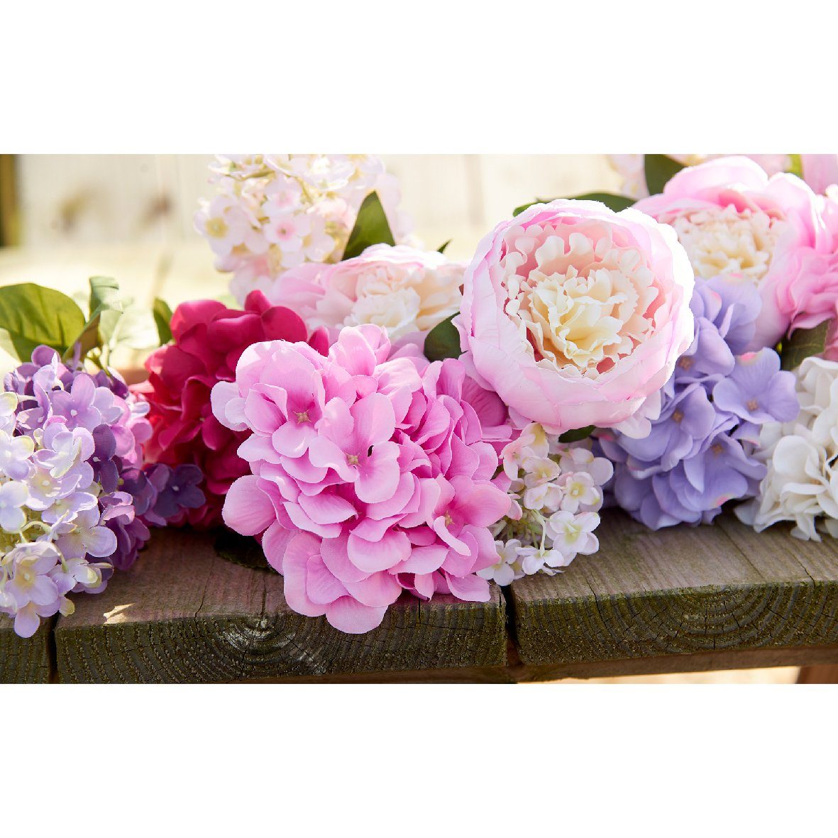 Kunstblume, Decoris season decorations, Kunstblumen Hortensie mit Stiel 66c günstig online kaufen