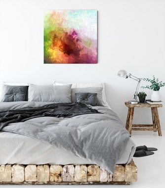 Pixxprint Leinwandbild abstrakte bunte Wasserfarben, abstrakte bunte Wasserfarben (1 St), Leinwandbild fertig bespannt, inkl. Zackenaufhänger