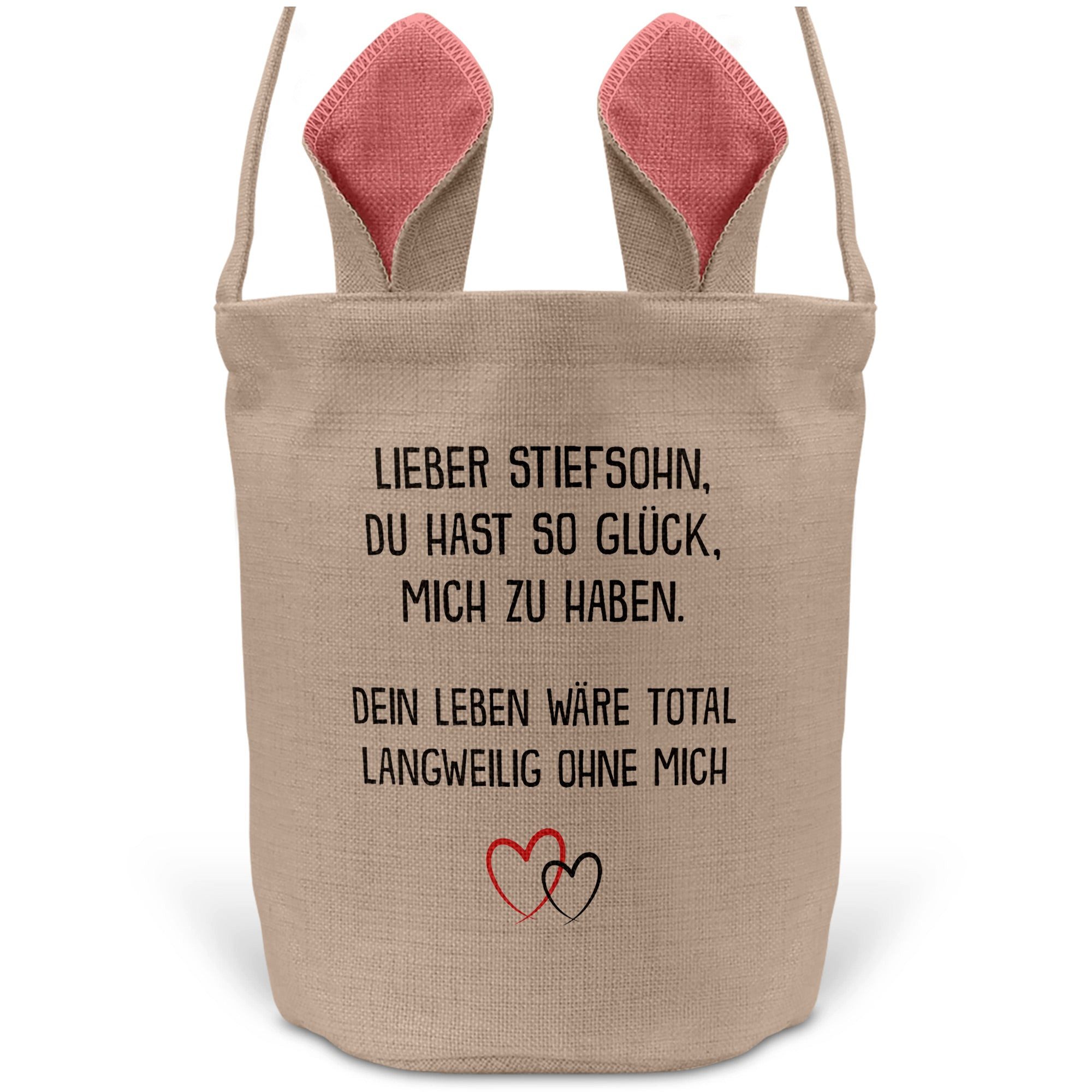 22Feels Osternest Stiefsohn Junge Stiefkinder Osterkorb Henkel Geschenk Pink Ostern Deko, In Deutschland Bedruckt
