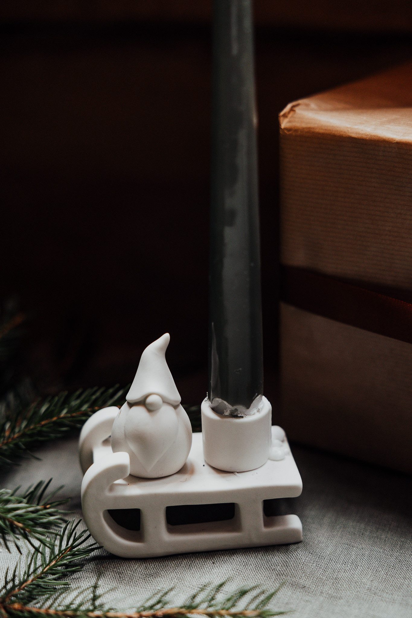 Storefactory Kerzenhalter Kerzenhalter Sture Weihnachtsdeko Weihnachtsmann günstig online kaufen