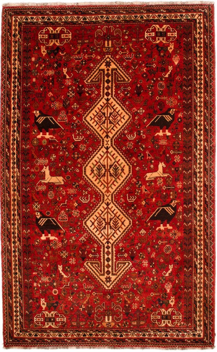 Orientteppich Shiraz 177x297 rechteckig, Orientteppich Handgeknüpfter Perserteppich, Trading, Nain Höhe: mm / 10