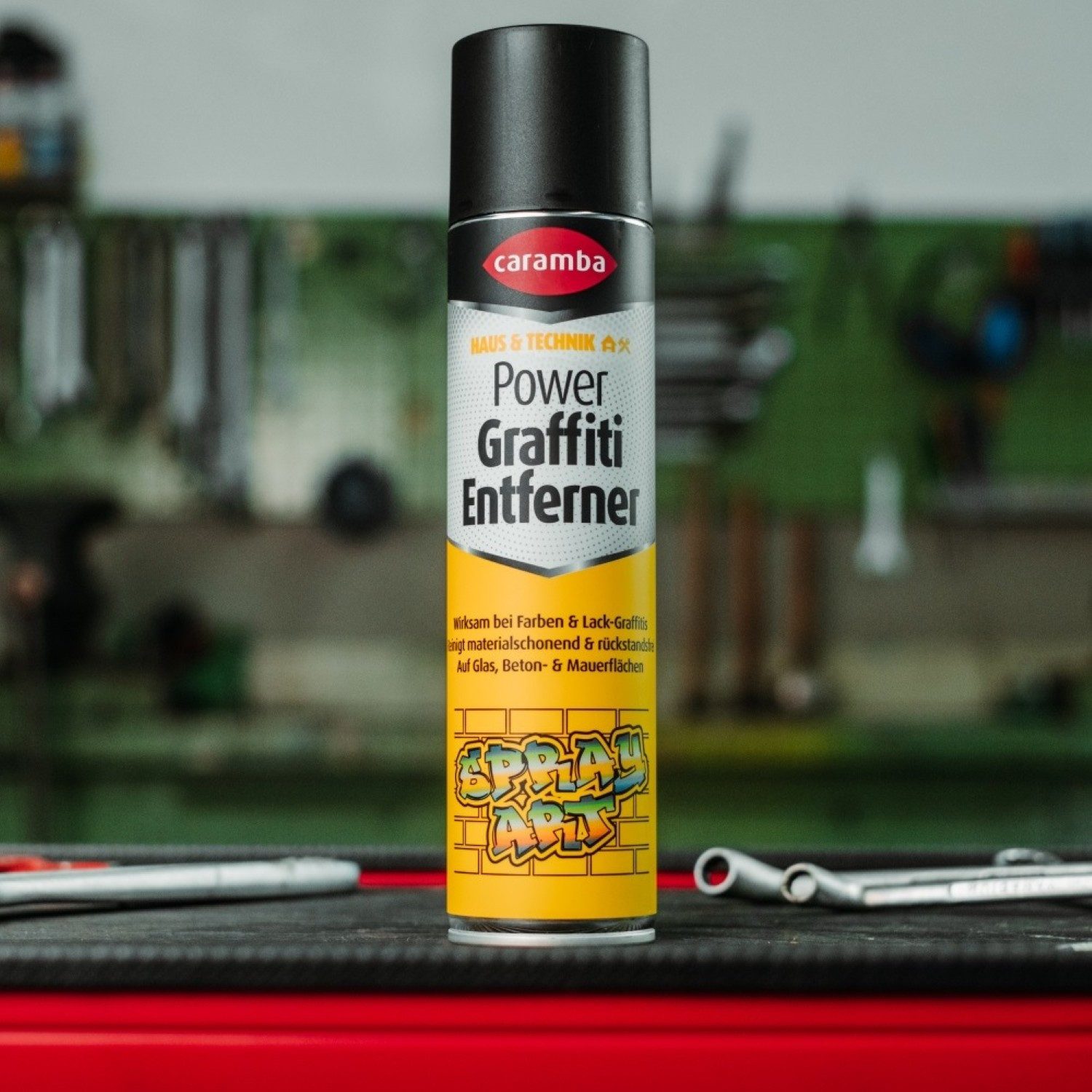Caramba Universal-Verdünner Power Graffiti Entferner Spray 400ml Farb EX, Dose, 1-St., 1x Spray-Dose, Graffitientferner Grafitti Grafiti Löser Speziallöser Graffiti-EX