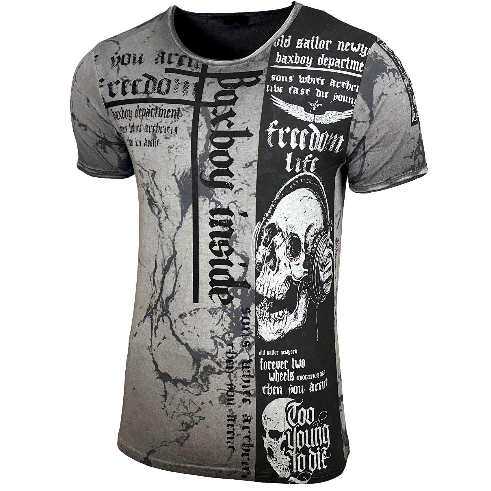 Baxboy T-Shirt Baxboy T-Shirt mit coolem günstig online kaufen