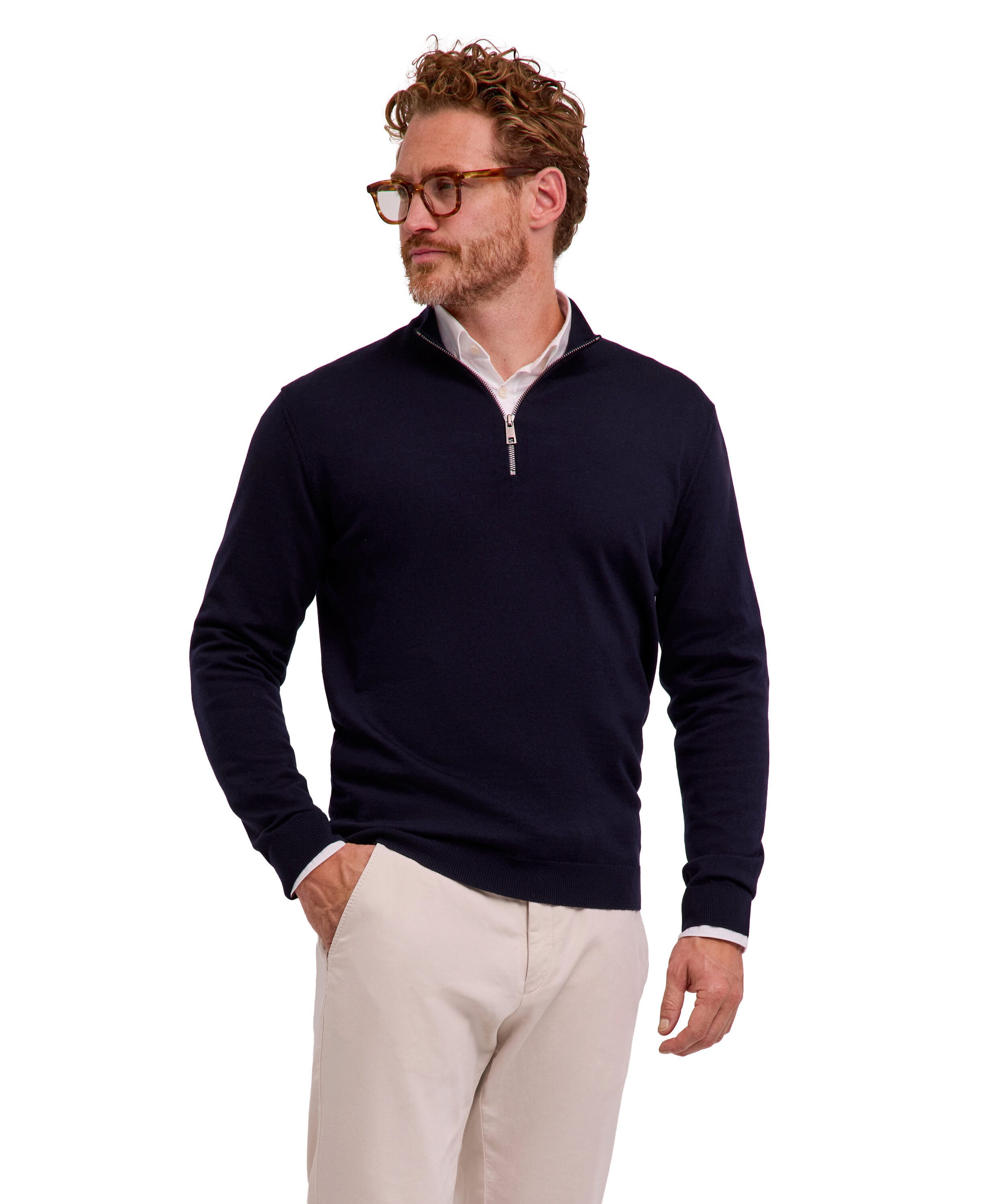FALKE Strickpullover FALKE Pure Merino Wool Herren (1-tlg) aus Merinowolle
