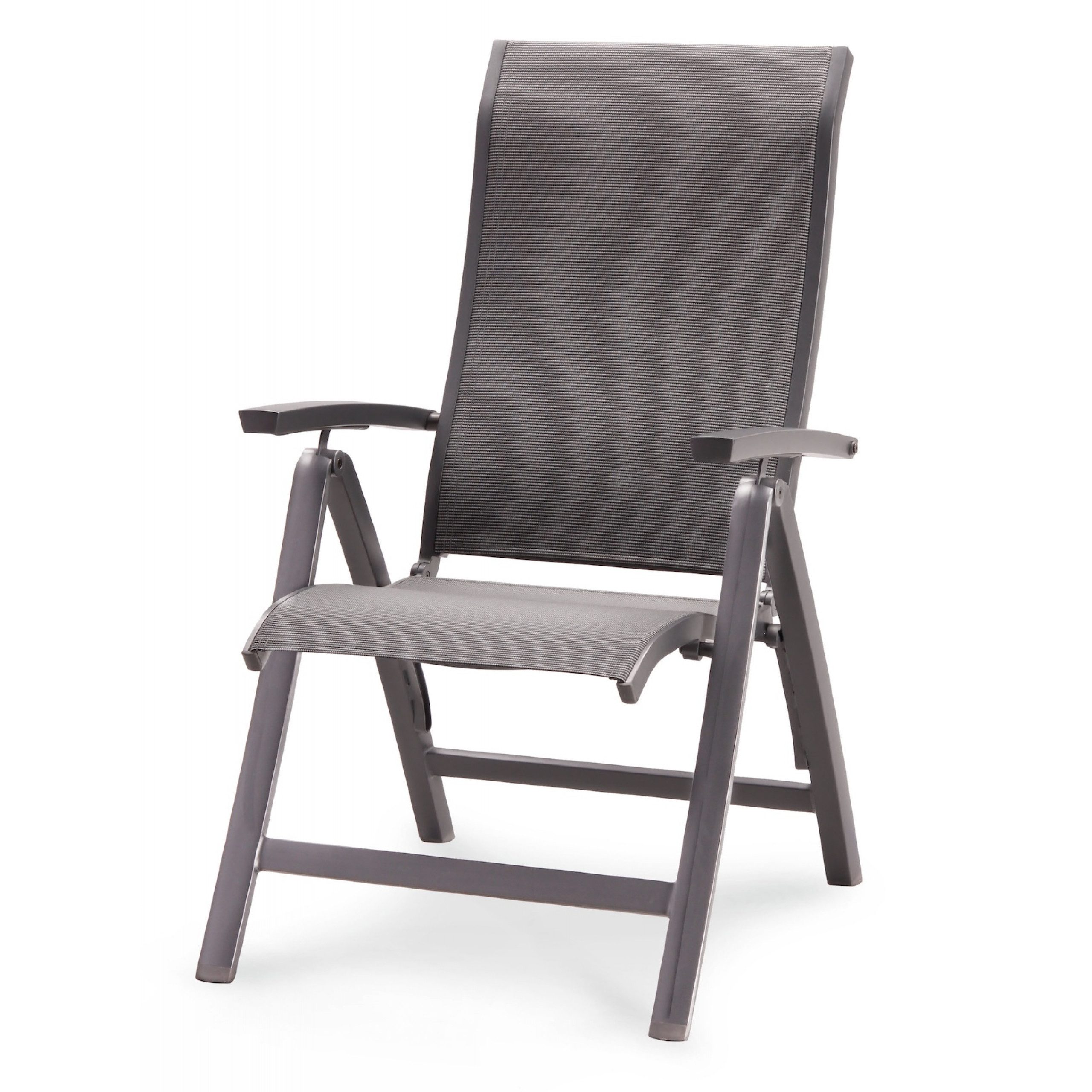 Best Freizeitmöbel Gartenstuhl Best Larino Klappstuhl Gartenstuhl Folding Chair Anthrazit 62 x 68 x