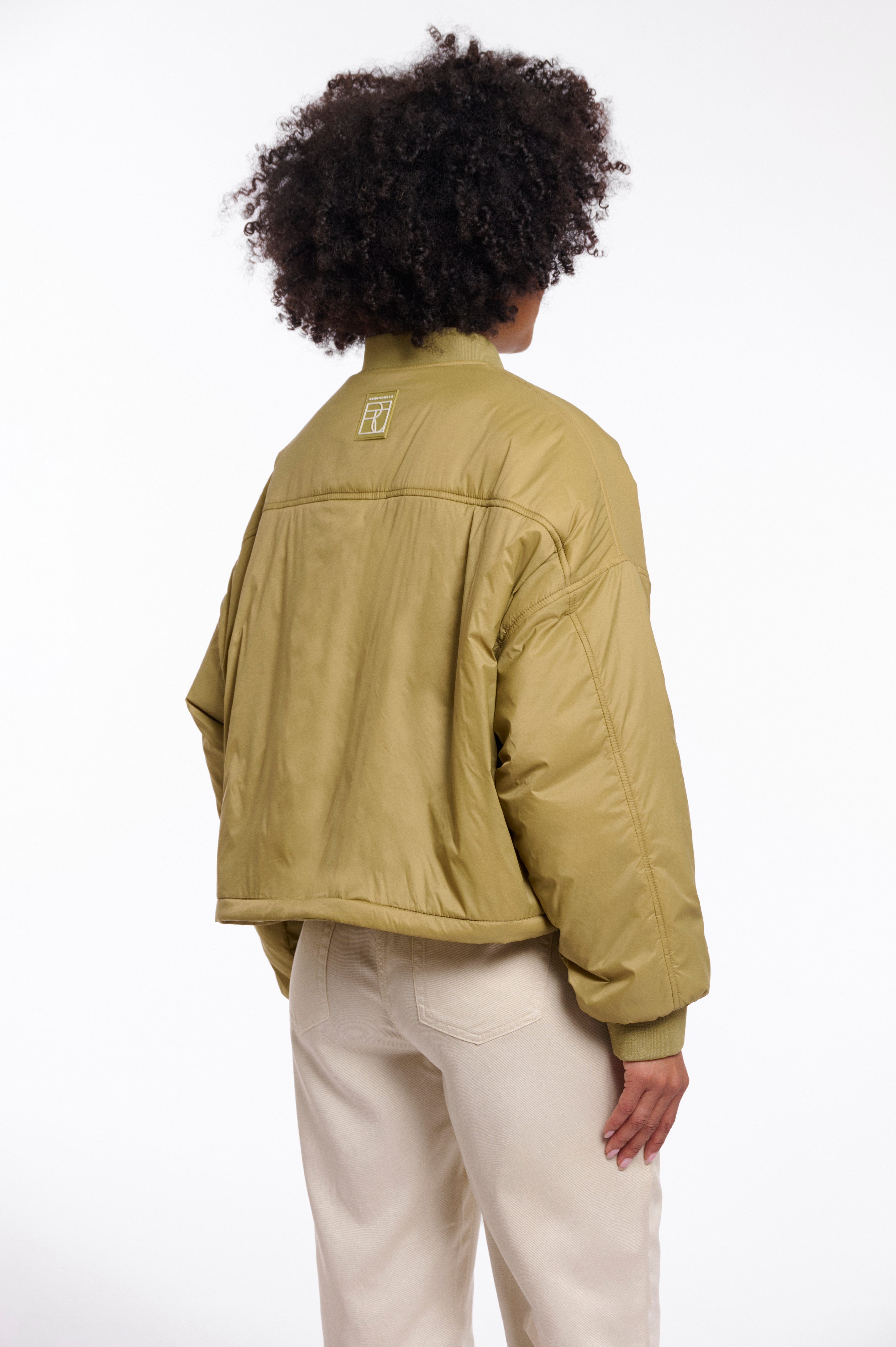 Rino & Pelle Bomberjacke HIRA kurz, mit Stehkragen und Reißverschluss