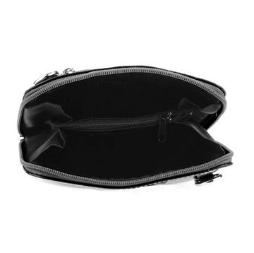 ITALYSHOP24 Schultertasche Made in Italy Damen Leder Tasche CrossBody, als Schultertasche, CrossOver, Umhängetasche tragbar