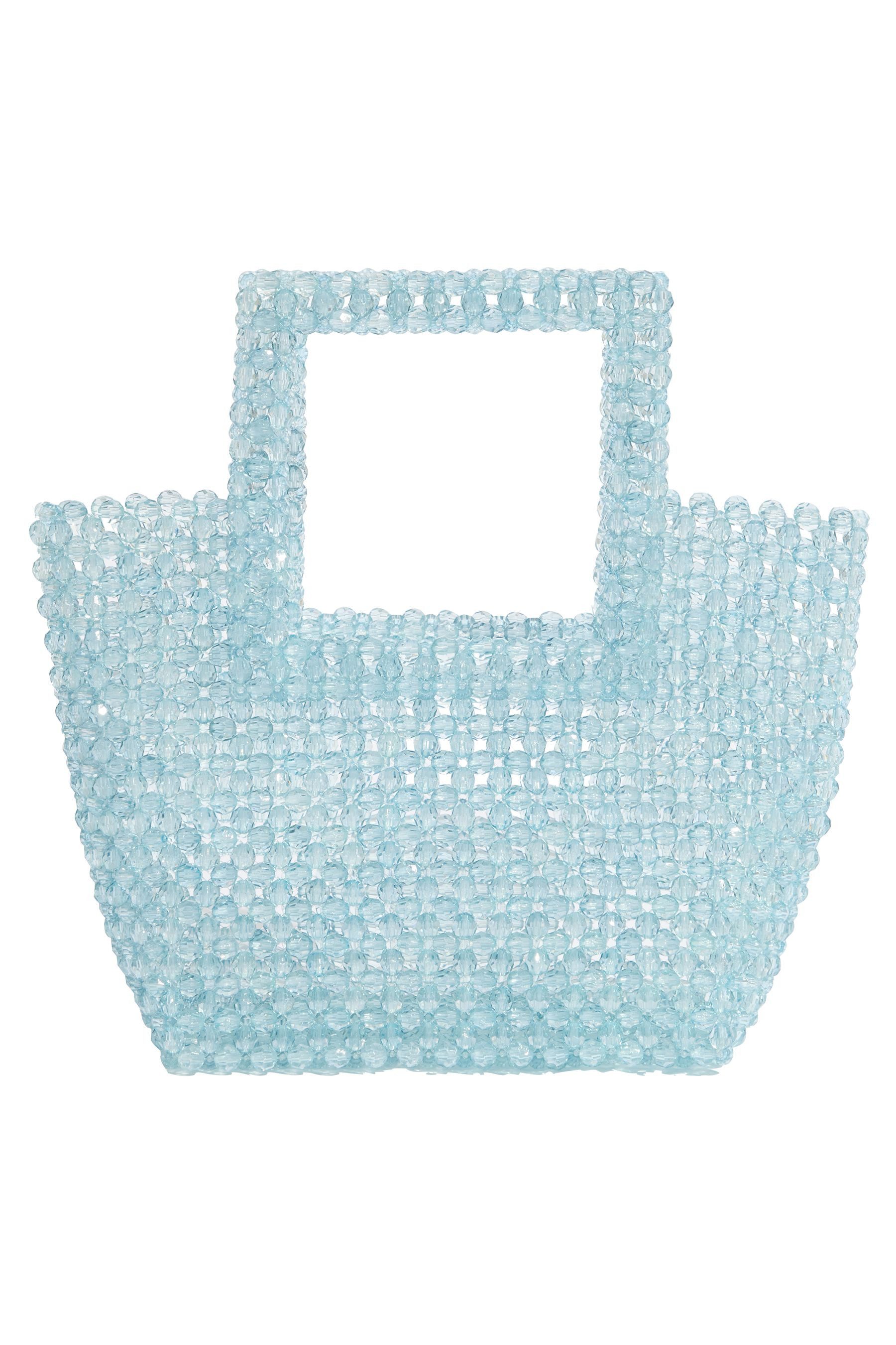Clutch Lipsy Tasche mit Perlenverzierung und Griff oben