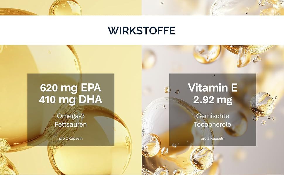 NFO Omega 3 Forte- mit hoher Dosierung an EPA, DHA & Vitamin E Kapsel Softgel, 1 er Packung à 60 St., 74 g, in Ethylester-Form, aus premium Fischöl aus Norwegen