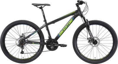 Bikestar Mountainbike, 21 Gang Shimano RD-TY300 Schaltwerk, Kettenschaltung