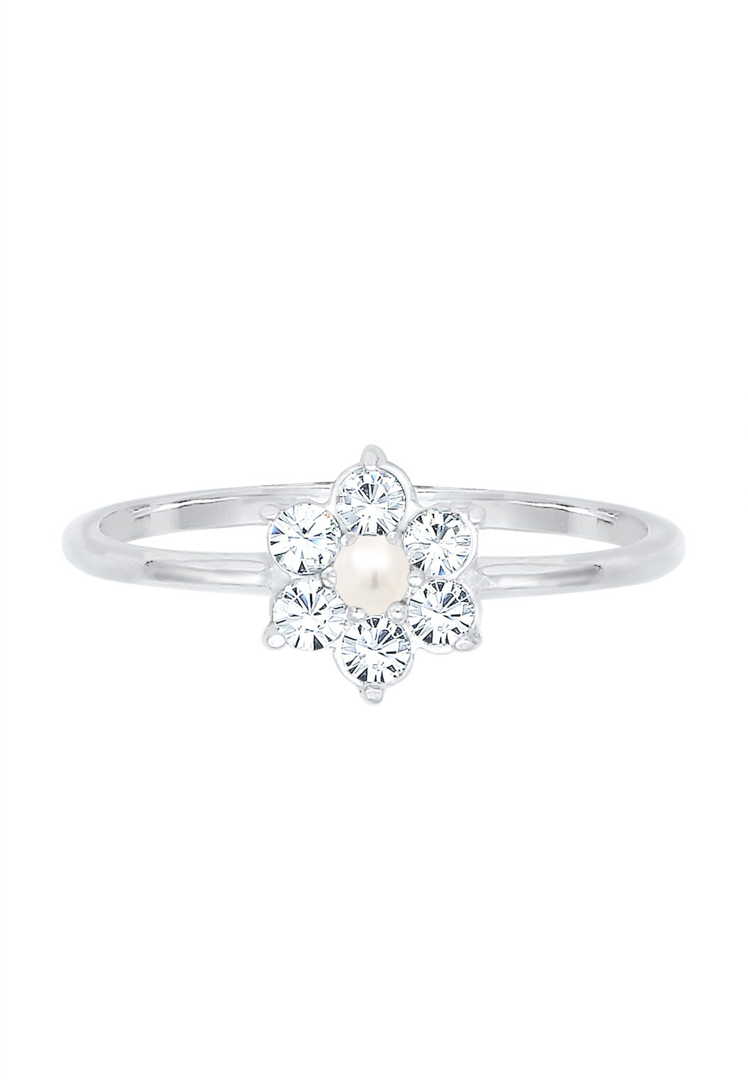 Elli Premium Verlobungsring Blume Glas Kristalle günstig online kaufen