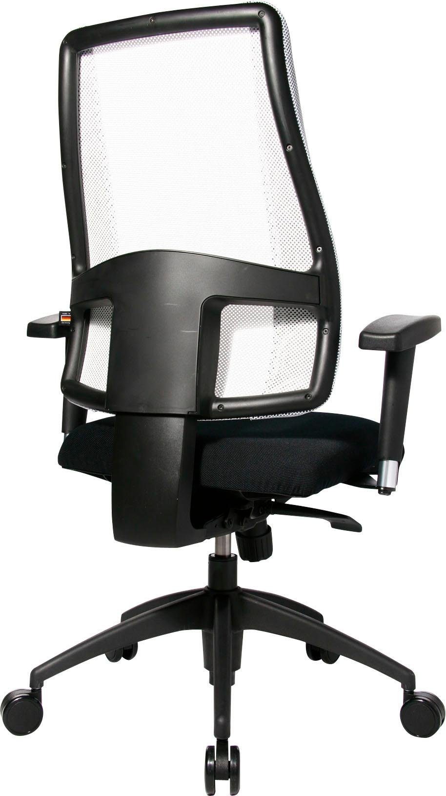 Deluxe schwarz/weiß Bürostuhl Sitness Lady TOPSTAR