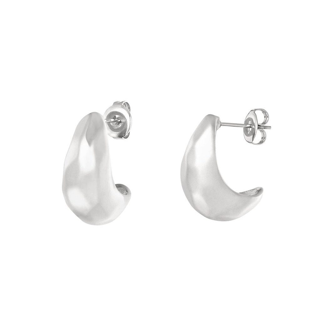 Cala Rose Paar Creolen SCULPTED SHINE