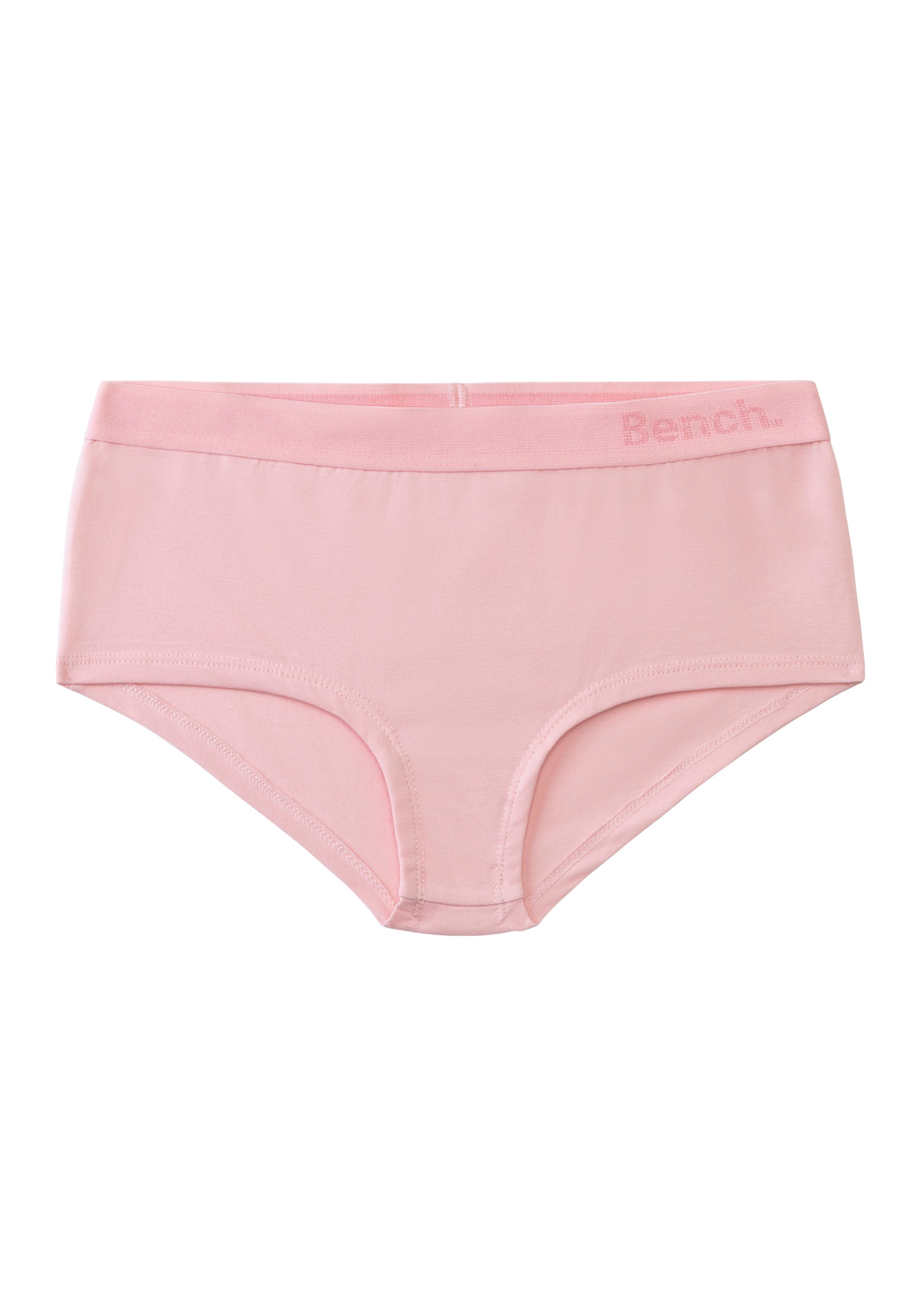 Bustier Set: Panty) rosa mit Bench. (4-tlg., mit tonigem Zebramuster