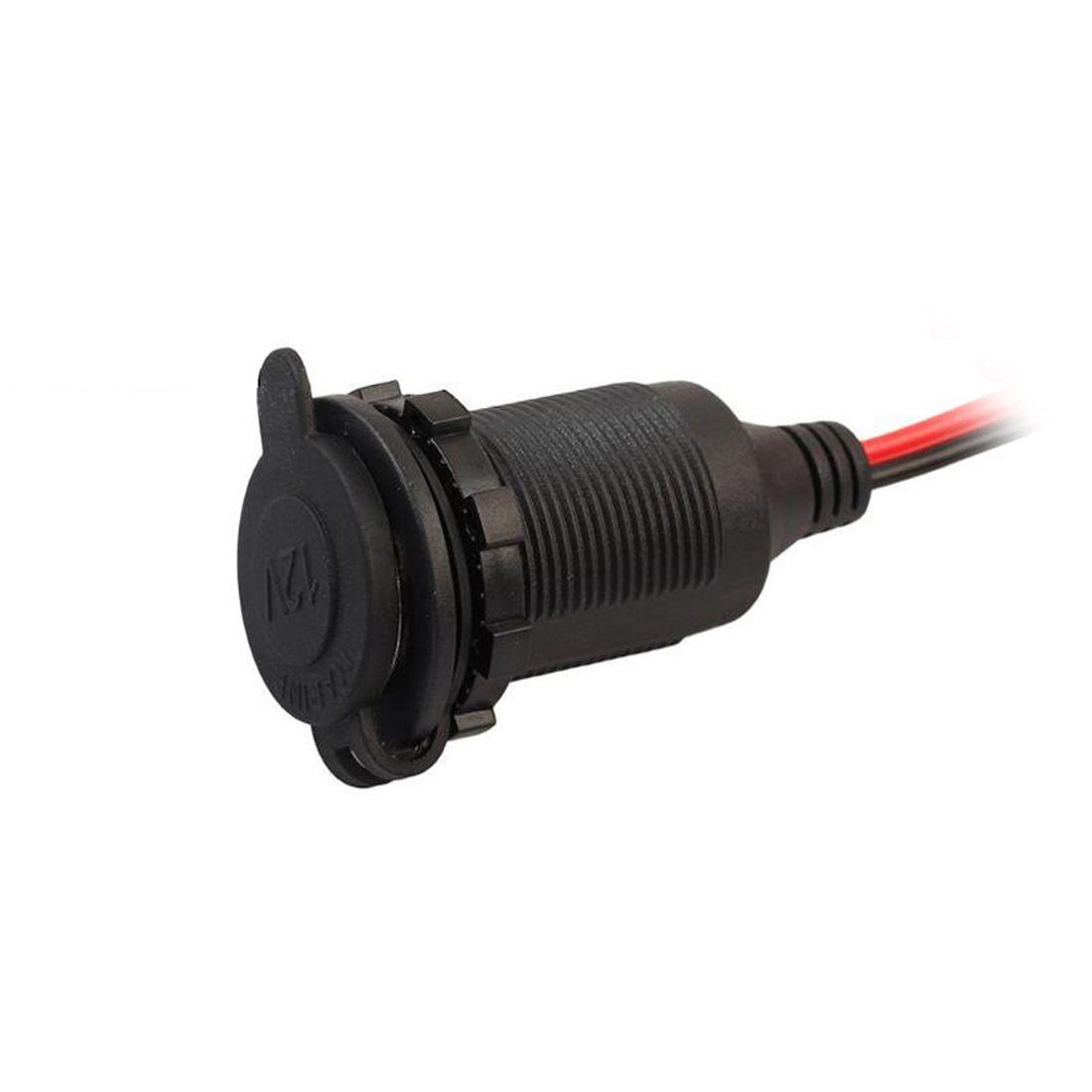 Bolwins O46C 3m Wasserdicht Steckdose KFZ Zigarettenanzünder Kabel + Sicherung Autoladekabel, Zigarettenanzünder-Stecker, Zigarettenanzünder-Buchse (300 cm), Wa – Bild 4 von 5