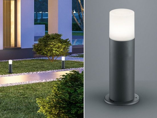 meineWunschleuchte LED Sockelleuchte, Wegbeleuchtung Außen Garten