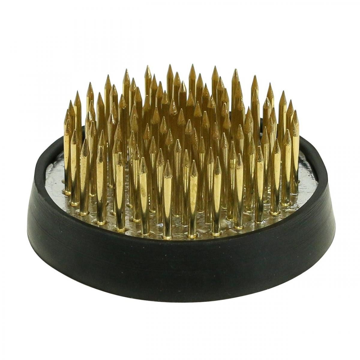 H&R The wire man Blumenständer Blumenigel Kenzan Ikebana Steckigel Ø 40mm Messing für