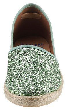 VERBENAS CARMEN GLITTER Espadrille, Slipper, Sommerschuh, Strandschuh mit Glitzer