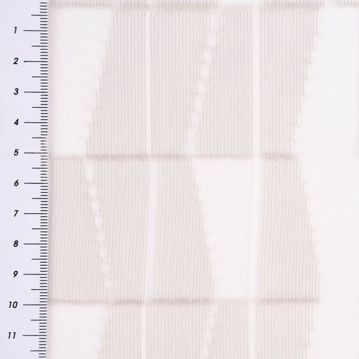 Meterware Rasch Textil Gardinenstoff Stores Scherli Rechtecke abstrakt ste300cm, stark perforiert, Kunstfaser, überbreit