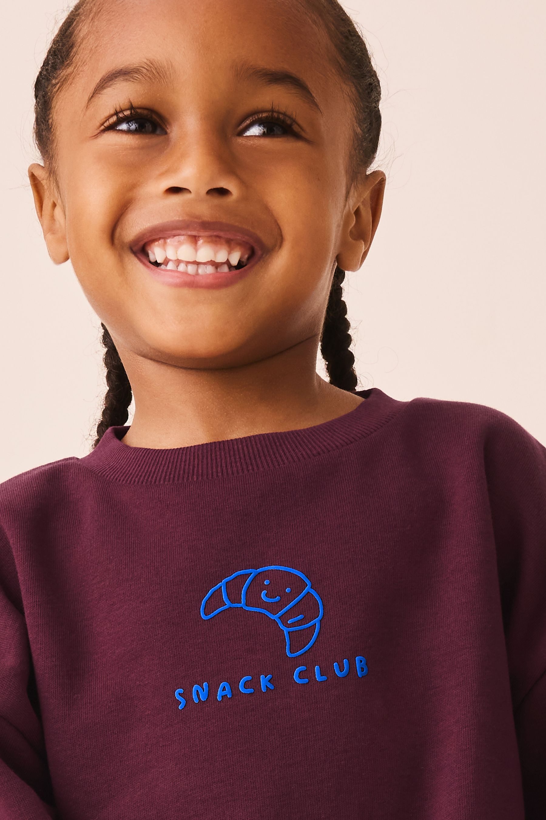 Next Sweater Sweatshirt mit Aufdruck (1-tlg)